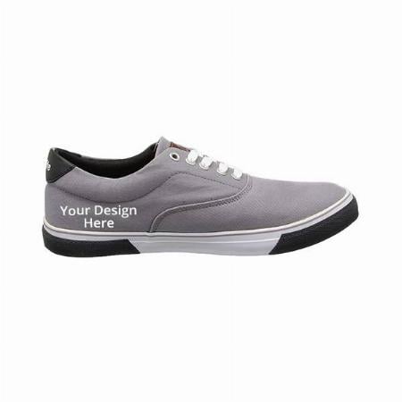 Grey Customized Men's Sneakers