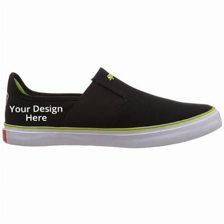 Green Black Customized Sparx Men's Shoes
