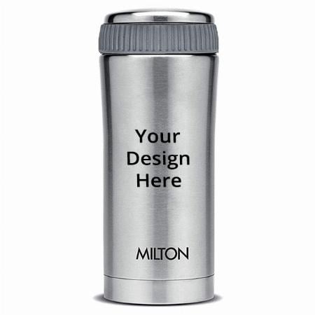 Silver Customized Milton Thermosteel Flask, 350ml