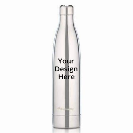Silver Customized Stainless Steel Vacuum Flask (1 Litre)
