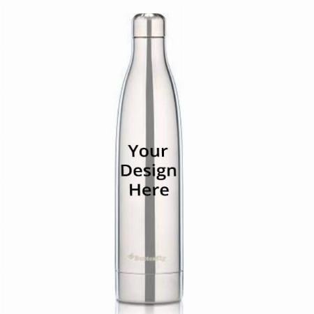 Silver Customized Stainless Steel Vacuum Flask (750 ml)