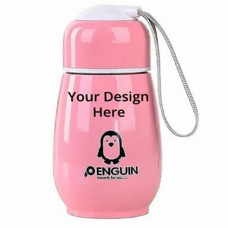 Customized Penguin Thermos Bottle Stainless Steel Vacuum Cup Flask Mug (150 ml) - Color May Vary