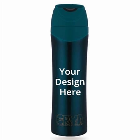 Royal Green Customized Steel Water Bottle for Hot and Cold Beverages for Upto 24 Hours, BPA Free (500 ml)