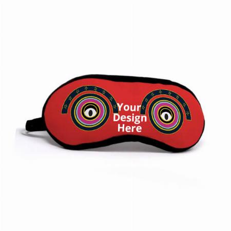 Red Customized Funky Sleeping Eye Mask