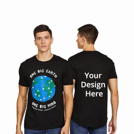 Black Customized Levi's Men's Printed Regular fit T-Shirt