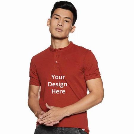 Red Customized Men's Regular Polo Shirt