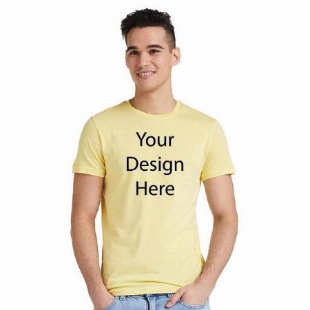 Lemon Customized Men's Solid Regular T-Shirt