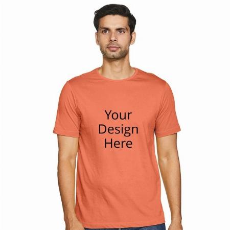 Orange Customized Men's Regular T-Shirt