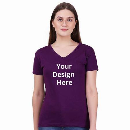 Purple Customized Women's T-Shirt