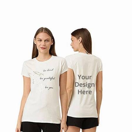 Ivory Customized Enamor Be You Graphic Printed T-Shirt for Women