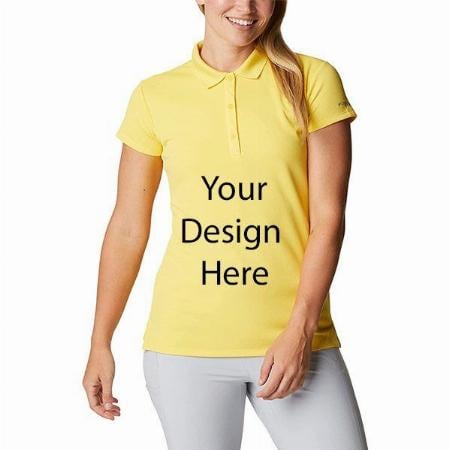 Yellow Customized Women's PoloT-Shirt