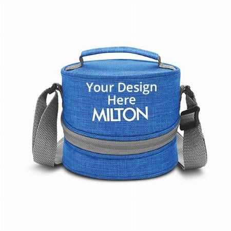 Blue Customized Milton 2 Stainless Steel Tiffin Box