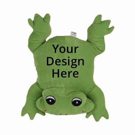 Green Customized Animal Frog Soft Toy (12 Inches)