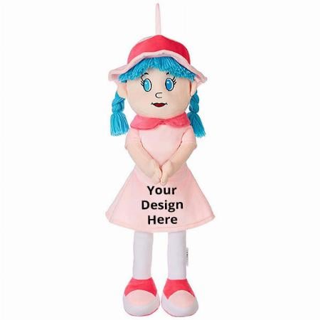 Light Pink Customized Soft Doll Toy (Size -50 cm)