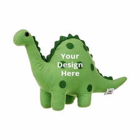 Green Customized Soft Dinosaur Stuffed Toy Size - 30cm