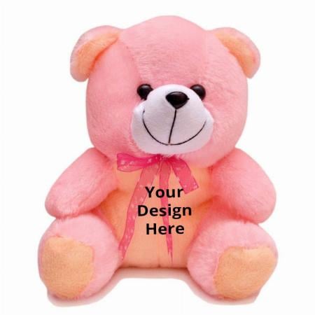 Pink Customized 25 cm Teddy Bear Soft Cute Toy for Kids