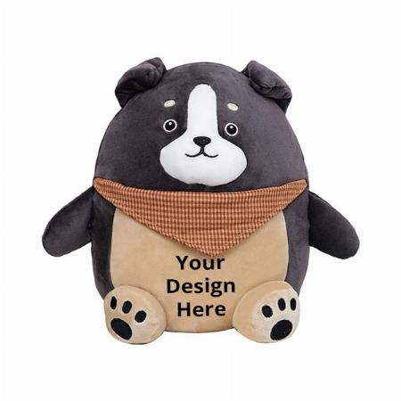 Brown Black Customized Soft Teddy Bear Toy (Size - 30cm)