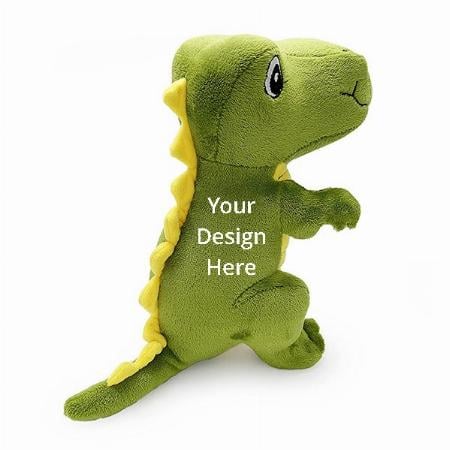 Green Customized 30 cm Standing Dinosaur Soft Toy