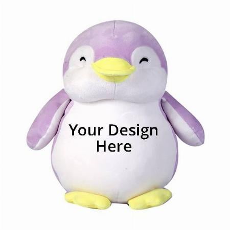 Purple Customized Penguin Toy 28 cm