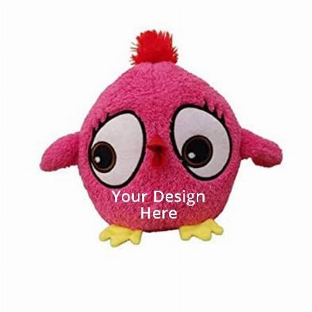 Pink Customized Soft Stuffed Animal Toy For Kids, Wild Animal (Sweet Chicks, 22 cm)