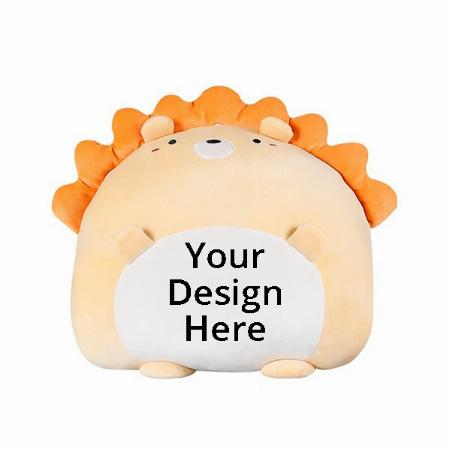 Orange Customized Soft Stuffed Animal Lovely Lion Toy 40 cm Great For Kids