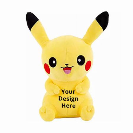 Yellow Customized Pika - Chu Super Soft Toy for Kids