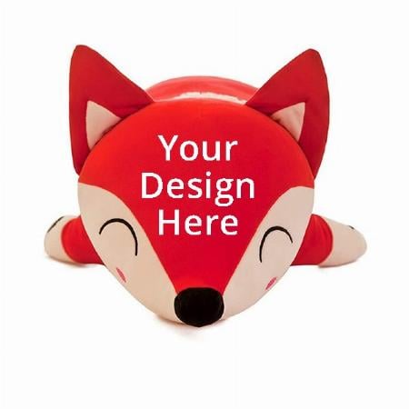 Red Customized 24 Inches Large Animal | Super Soft Cute Cuddly Pillow Cushion Stuff Dolls Birthday Baby Gifts For Children Kids Boys Girls Room Decor