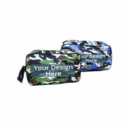 Multicolour Customized Set of 2 Travel Toiletry Shaving Kit Pouch Organizer Bag