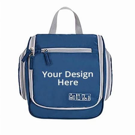 Blue Customized Toiletry Bag