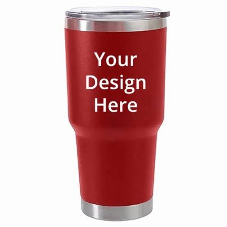 Red Customized Vacuum Insulated Tumble 600ml | Stainless Steel Insulated Car Cup | Durable Travel Mug | Lightweight and Eco-Friendly Coffee Tea Cup