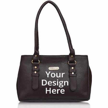 Dark Brown Customized Women's Handbag