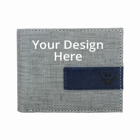 Grey Customized Lorenz Men's Wallet