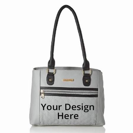 Light Grey Customized Women's Shoulder Bag