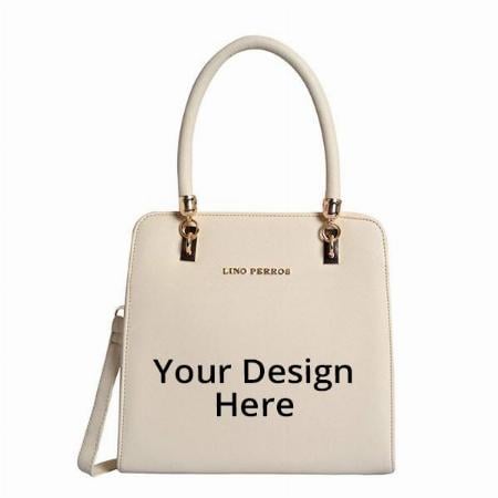 Off-White Customized Lino Perros Women's Faux Leather Satchel Bag