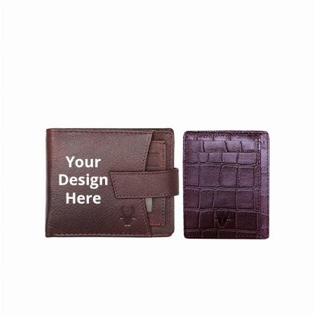 Brown Customized Wildhorn Leather Men's Wallet