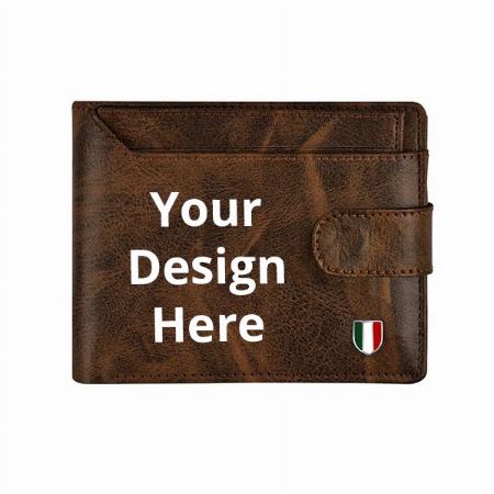 Brown Customized Men's Wallet