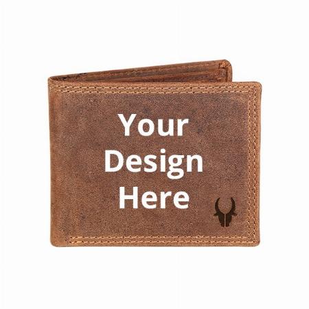 Brown Customized WILDHORN Leather Wallet for Men