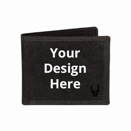 Dark Brown Customized WILDHORN Leather Wallet for Men
