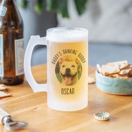 Dog Pet Photo Design Customized Photo Printed Beer Mug