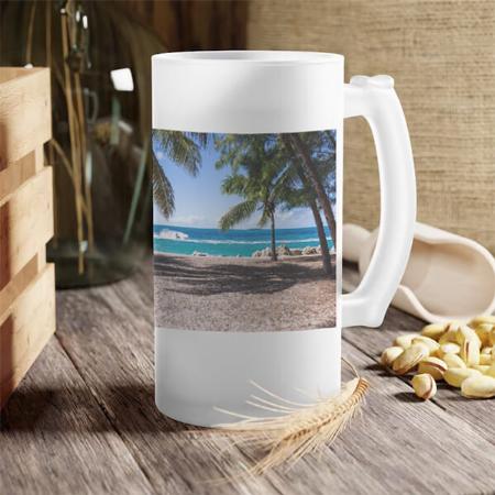 Vacation Photo Customized Photo Printed Beer Mug