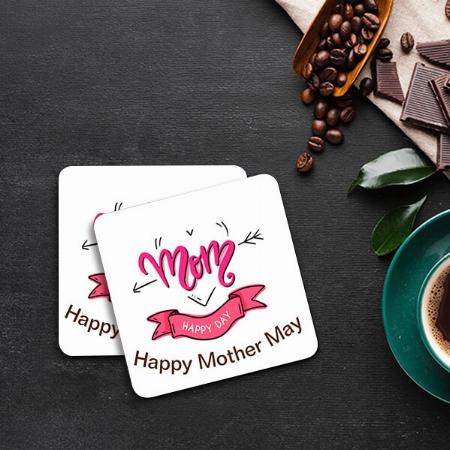 Mothers Day Customized Photo Printed Tea & Coffee Coasters