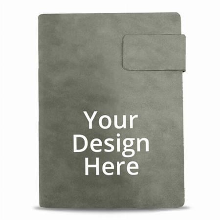 Cloud Grey Customized Photo Printed Notebook Diary - A5