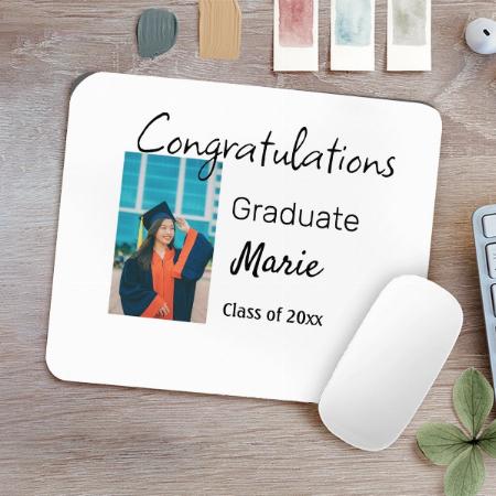 Congratulations Graduation Customized Printed Rectangle Mousepad Photo Mouse Pad