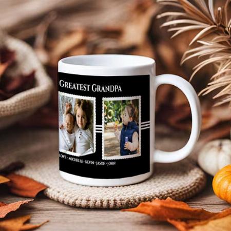 World's Greatest Grandpa Photo Customized Photo Printed Coffee Mug