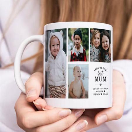 You're The Best Mumma 7-Photo Collage Customized Photo Printed Coffee Mug