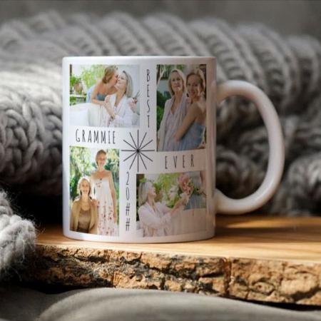 Best Mom Ever Photo Collage Customized Photo Printed Coffee Mug