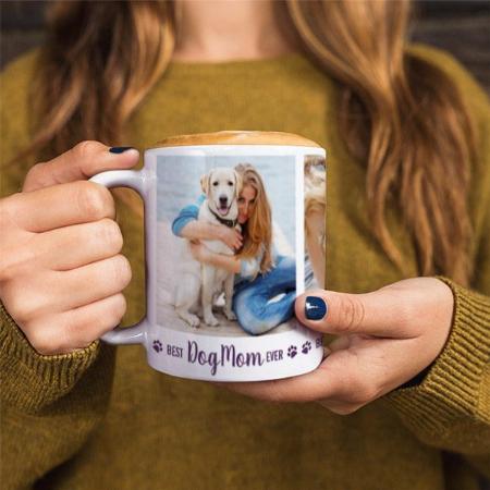 Dog Mom Design Customized Photo Printed Coffee Mug