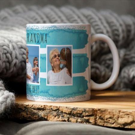 Great Mumma You're the Best 3 Photo Customized Photo Printed Coffee Mug