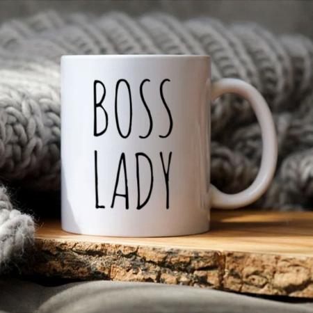 Boss Lady Design Customized Photo Printed Coffee Mug