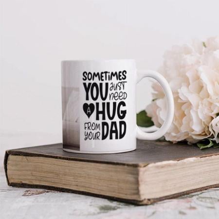 Best Dad Ever Photo Customized Photo Printed Coffee Mug